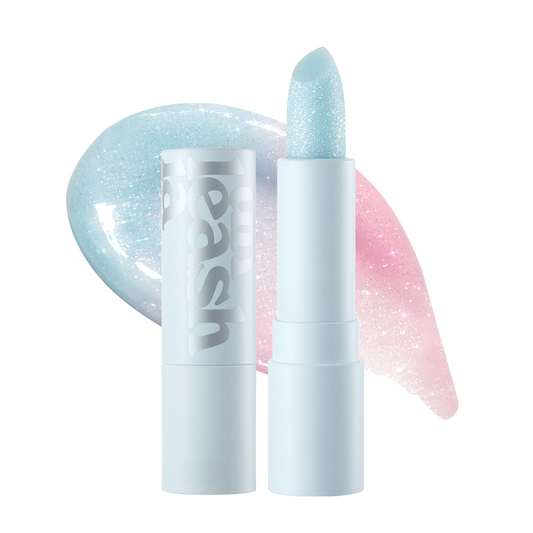 UNLEASHIA Glacier Vegan Lip Balm (Glitter + Hidratación)