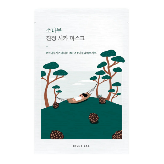 ROUND LAB Pine Calming Cica Sheet Mask (Refresca y Limpia Poros)