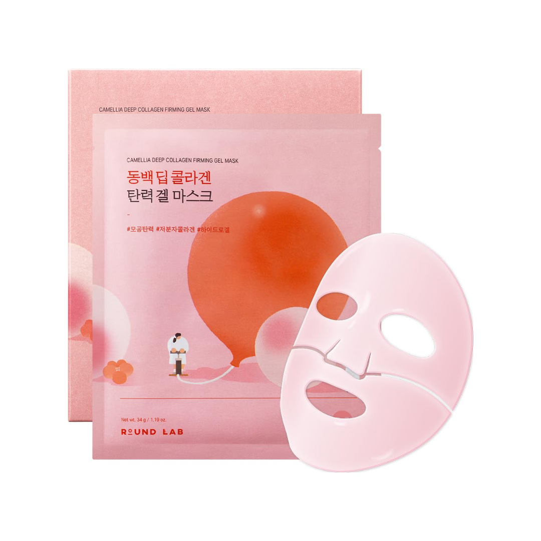 ROUND LAB Camellia Deep Collagen Firming Gel Mask (Reafirma y Alisa)