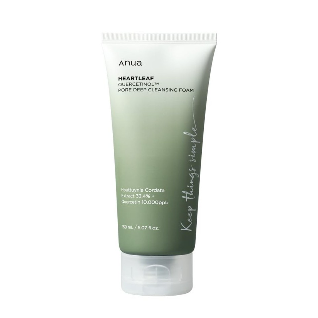 Anua Heartleaf Quercetinol Pore Deep Cleansing Foam (Reduce Brillo Facial)