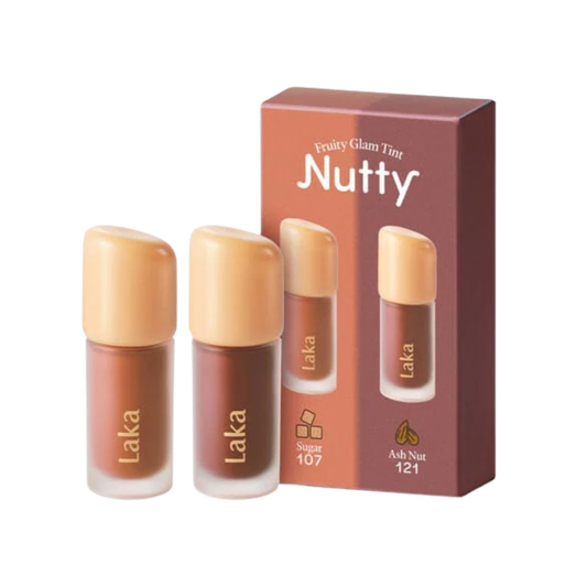 LAKA Fruity Glam Tint Mini Duo Special Set - Nutty