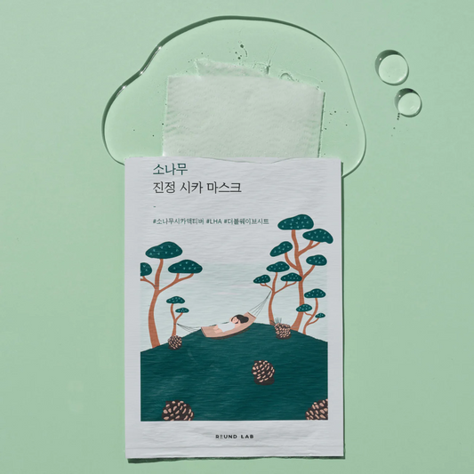 ROUND LAB Pine Calming Cica Sheet Mask (Refresca y Limpia Poros)