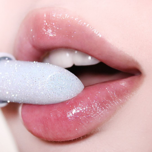 UNLEASHIA Glacier Vegan Lip Balm (Glitter + Hidratación)