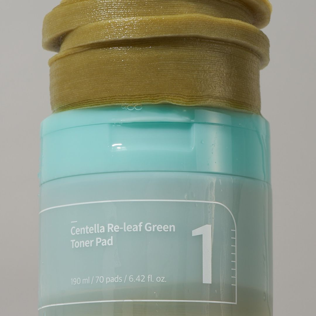 NUMBUZIN No.1 Centella Re-Leaf Green Toner Pad (Pads Calmantes de Centella)