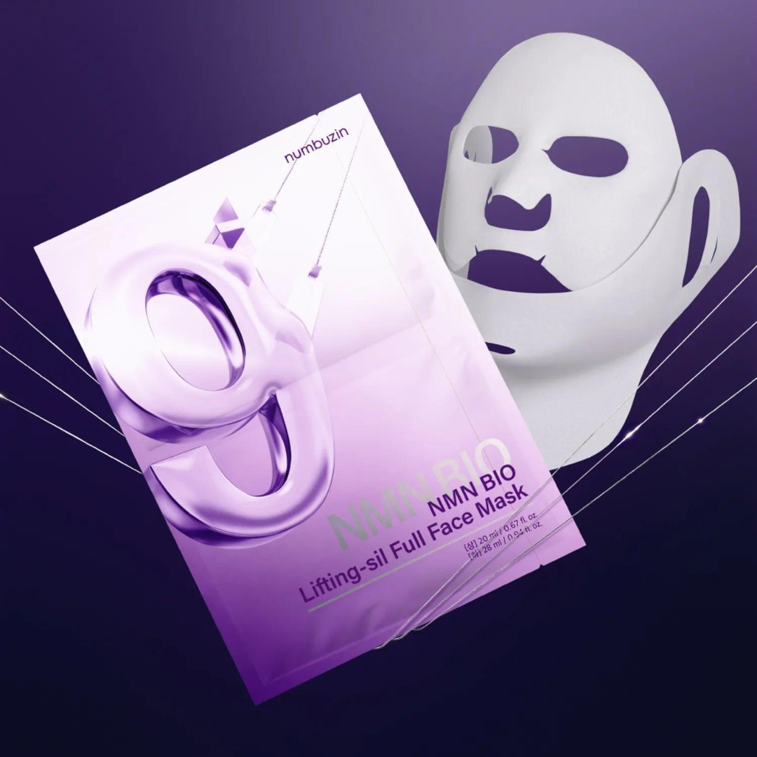 NUMBUZIN No.9 NAD Bio Lifting Full Cover Facial Mask +GWP (Reafirma Cuello y Rostro)