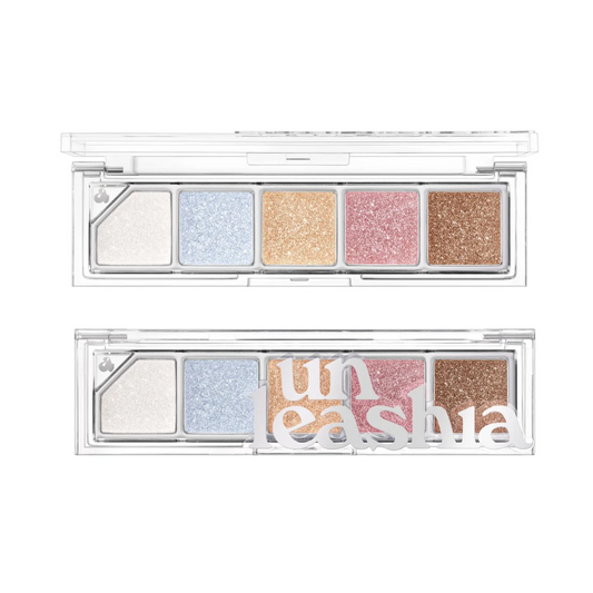 UNLEASHIA Mood Shower Face Palette Highlighter Version (Paleta de Iluminadores)