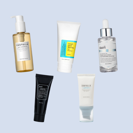 Kit Básico de 5 Pasos Para Pieles Mixtas