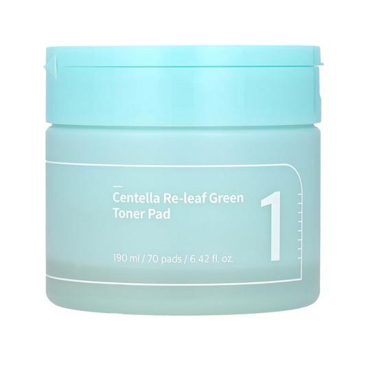 NUMBUZIN No.1 Centella Re-Leaf Green Toner Pad (Pads Calmantes de Centella)