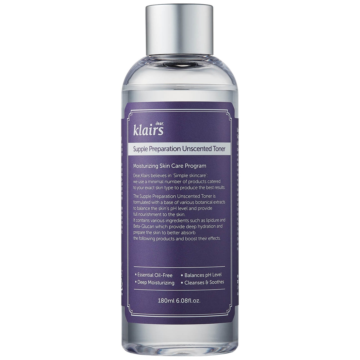 DEAR KLAIRS Supple Preparation Unscented Toner (Equilibra y Revitaliza)