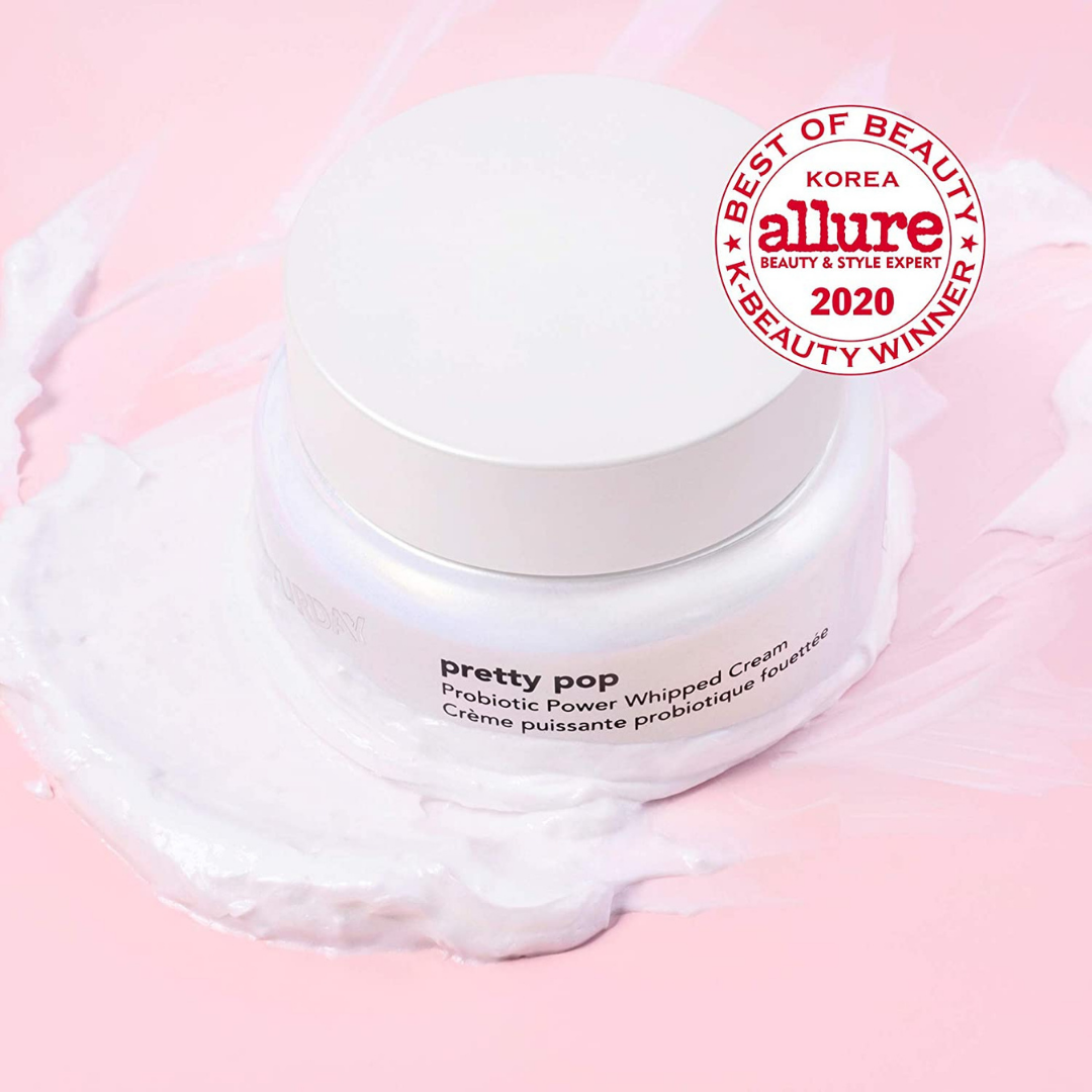 SATURDAY SKIN Pretty Pop Probiotic Power Whipped Cream