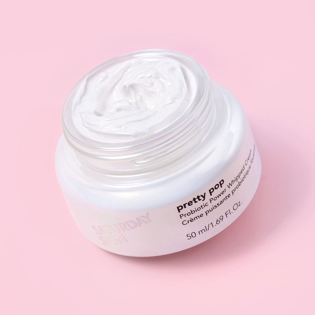 SATURDAY SKIN Pretty Pop Probiotic Power Whipped Cream