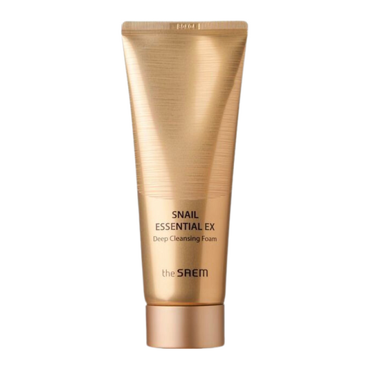 THE SAEM Snail Essential EX Deep Cleansing Foam (Limpiador Antiedad)