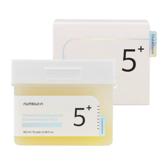 NUMBUZIN No. 5 Vitamin-Niacinamide Concentrated Toner Pad (Ilumina y Minimiza Poros)
