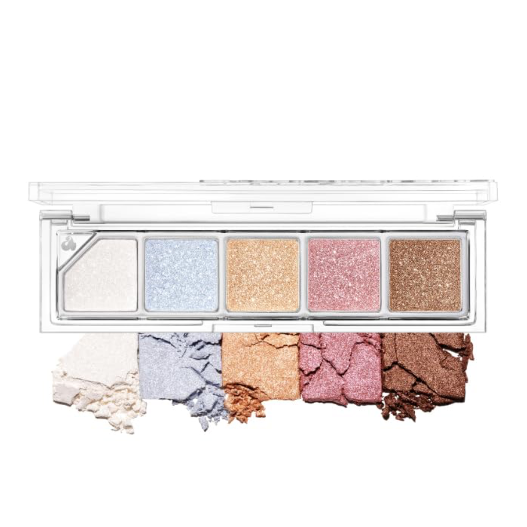 UNLEASHIA Mood Shower Face Palette Highlighter Version (Paleta de Iluminadores)