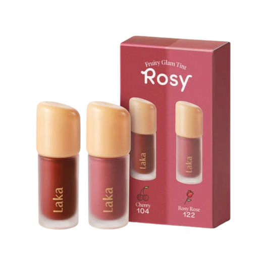LAKA Fruity Glam Tint Mini Duo Special Set - Rosy