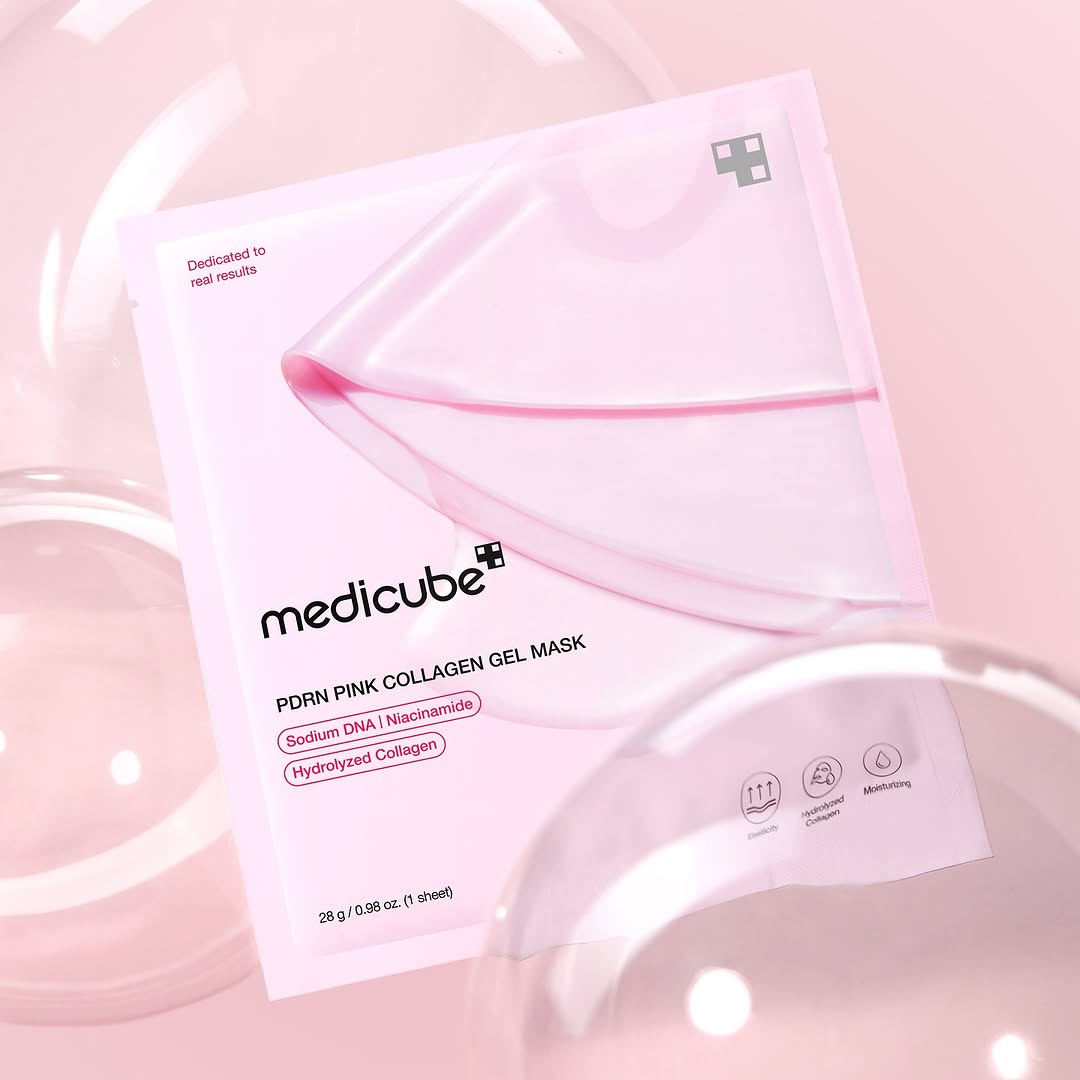 MEDICUBE PDRN Pink Collagen Gel Mask (Reafirmante + Hidratación Profunda)