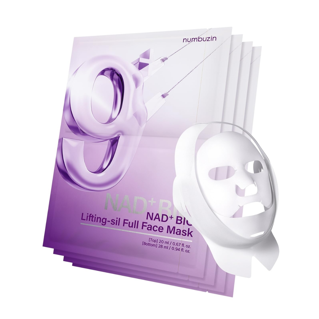 NUMBUZIN No.9 NAD Bio Lifting Full Cover Facial Mask +GWP (Reafirma Cuello y Rostro)
