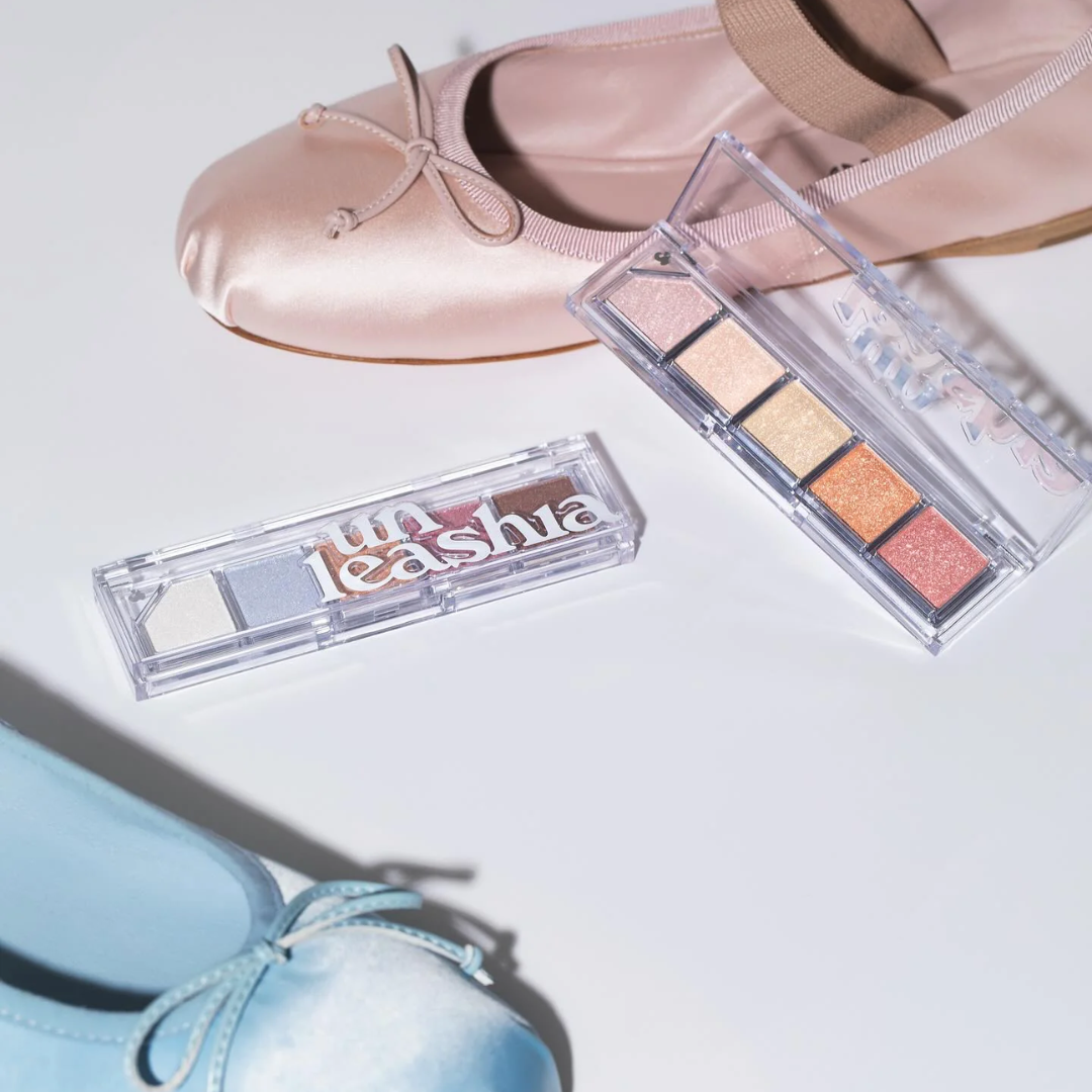 UNLEASHIA Mood Shower Face Palette Highlighter Version (Paleta de Iluminadores)