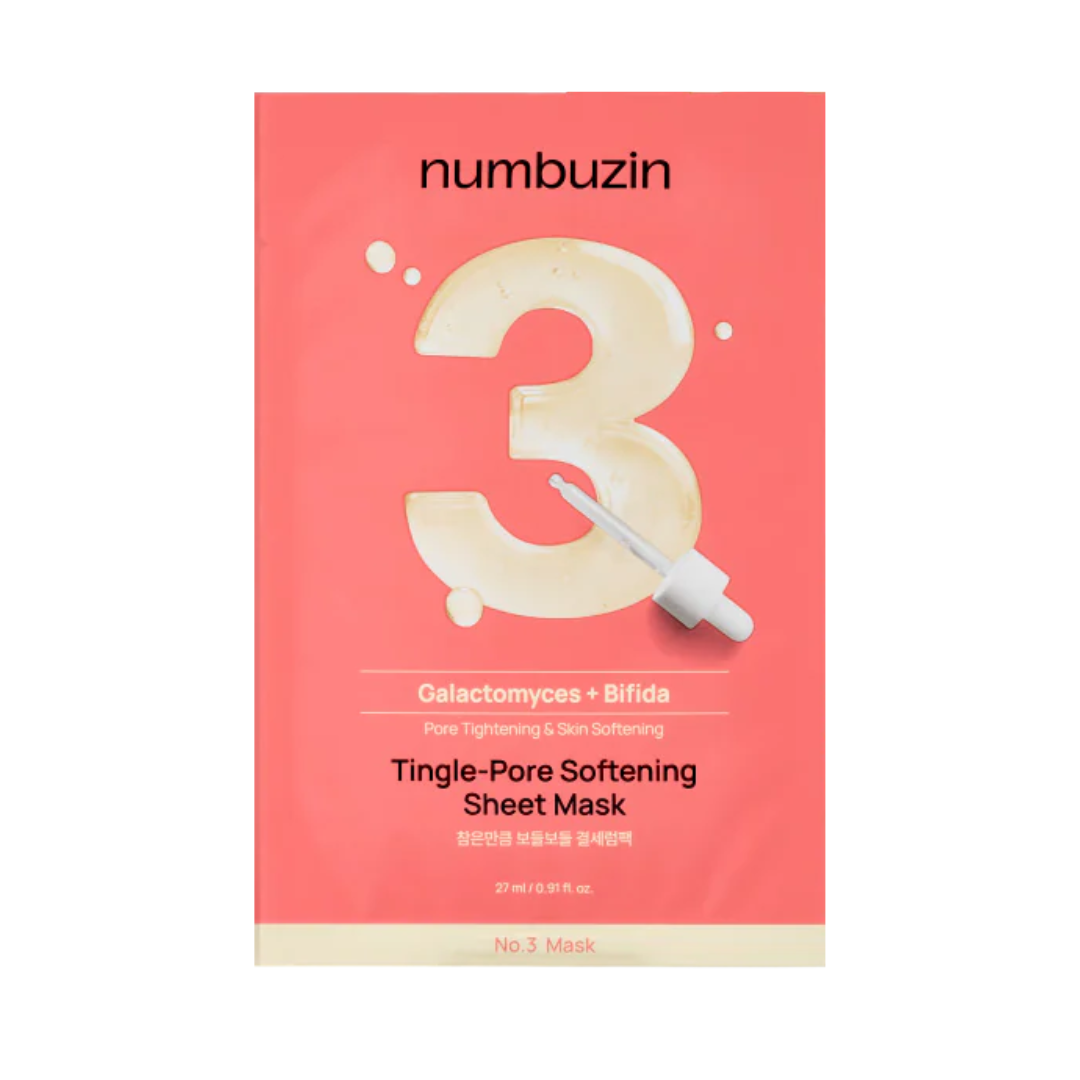 No.3 Galactomyces + Bifida Tingle Pore Softening Mask