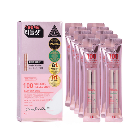 VT COSMETICS 100 Collagen Reedle Shot Stick (Microagujas con colágeno)