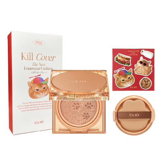 CLIO Kill Cover The New Founwear Cushion Set (Base de maquillaje)