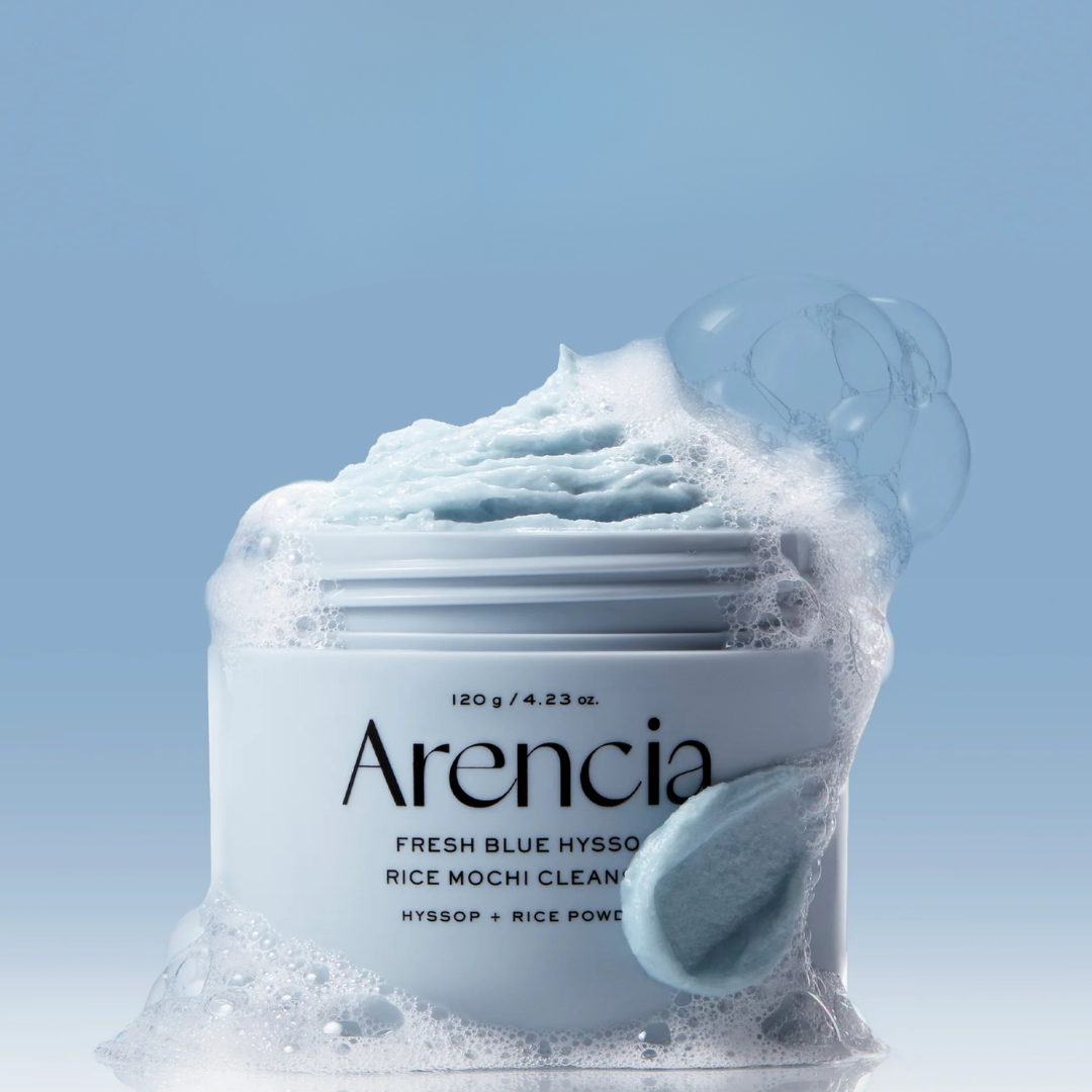 Fresh Blue Hyssop Rice Mochi Cleanser