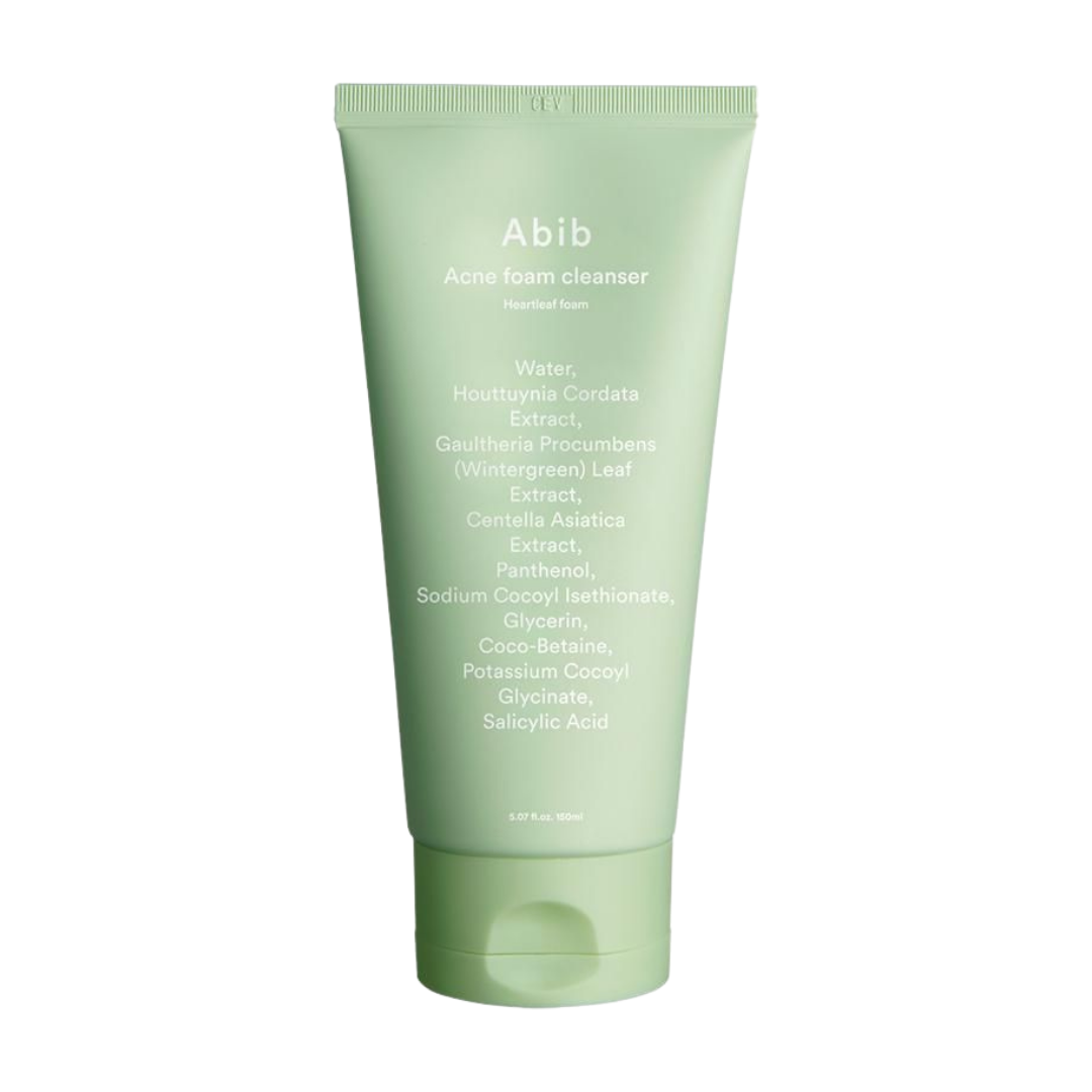ABIB Acne Cleanser Heartleaf Foam (Jabón en Espuma Antiacné)