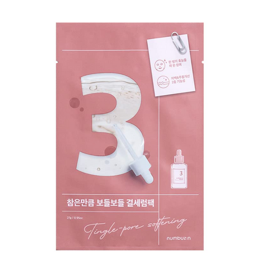 NUMBUZIN No. 3 Tingle Pore Softening Mask (Reduce Tamaño de los Poros)
