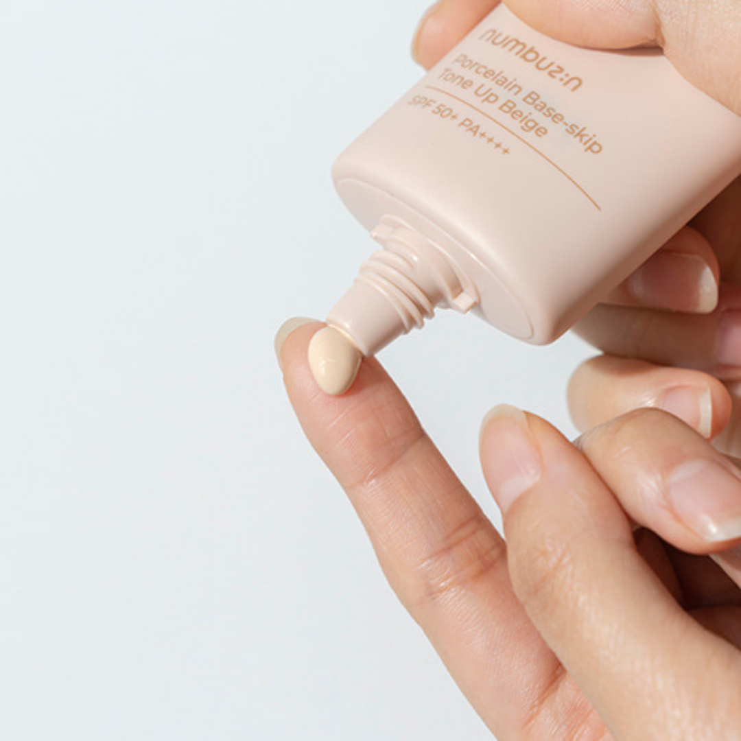 NUMBUZIN No. 3 Porcelain Base-skip Tone Up Beige SPF50+ PA++++